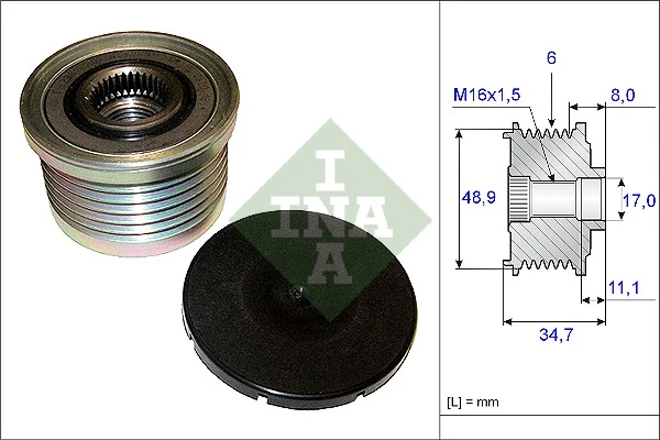 Alternator Freewheel Clutch